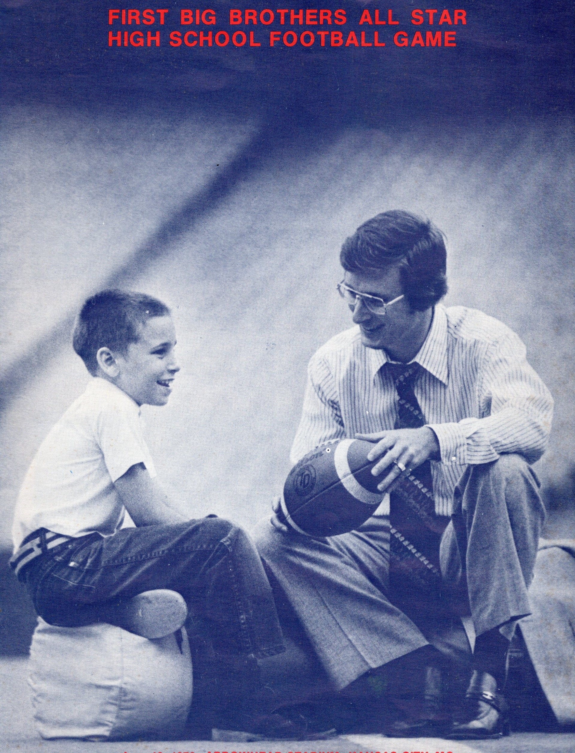 Jeff Hutter as a Big Brother to Chris in Kansas City in 1976